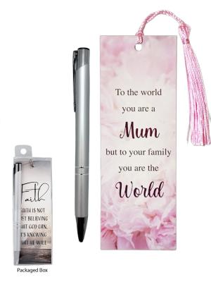 Bookmark & Pen Set: Mum