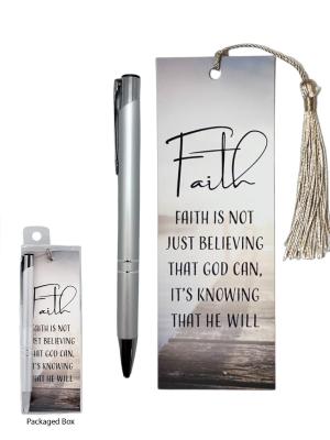 Bookmark & Pen Set: Faith