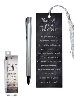 Bookmark & Pen Set: Teacher