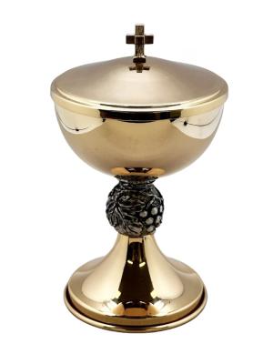 Ciborium: Gold with Silver Nodes