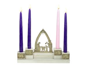 Advent Wreath: Nativity Arch with Candles