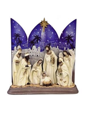 Nativity Scene: Holy Family and Wise Men