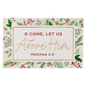 Pass Around Cards: O Come Let Us Adore Him