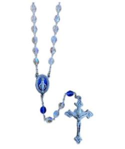 Rosary: Iridescent & Blue