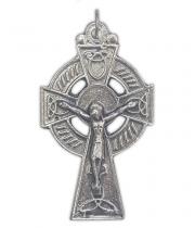 Crucifix: Celtic Silver (CR24636)