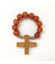 Rosary Ring: Wood (RR102FR)