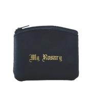 Rosary Case: Zipper Black (RP003K)