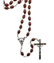 Rosary: Plastic Brown (RO516N)