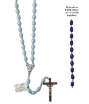 Rosary: Plastic Blue (RO516B)