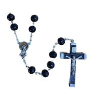 Rosary: Wood Carved Black (RXL02K)