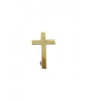 Lapel Pin: Gold Cross 25mm (LP212G)