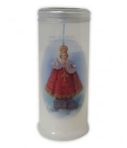 Candle: Infant Of Prague Devotional (CA40S05)