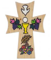 Cross: Wooden El Salvadorian First Communion (TL60)