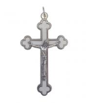 Crucifix: White Metal 60mm (CR8657W)