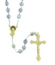 Rosary: Silver & Gold Boxed (RX964S)