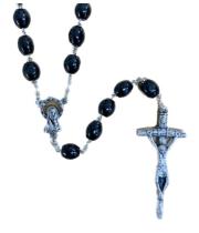 Rosary: Franciscan 7 Decade Black (RX202FRK)