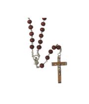 Rosary: Wood Carved Brown (RXL02N)