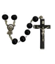 Rosary: Black Wooden 600mm-Length (ROLT6K)