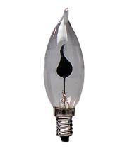 Sanctuary Lamp Bulb: Clear Screw - Flicker (GE63007E)