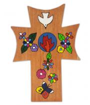 Cross: Wooden El Salvadorian Confirmation (TL82)