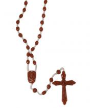 Rosary: Plastic Budget Brown (RO9827N)