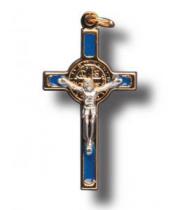 Crucifix: St. Benedict Gilt (CR4SB)