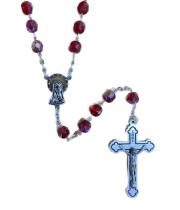 Rosary: Aurora Borealis Ruby (RX907R)