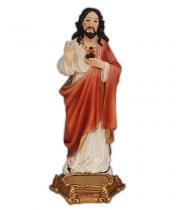 Statue: Resin Sacred Heart of Jesus 140mm (STR501)