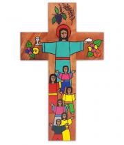 Cross: Wooden El Salvadorian First Communion (TL150)