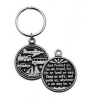 Keyring: Pewter, Traveller's Pr (KR166)