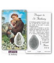 Laminated Card & Medal: St Anthony (LC113)