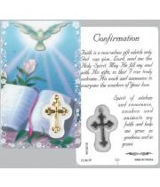 Laminated Card & Medal: Confirmation (LC131)