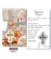 Laminated Card & Medal: Baptism (LC139)