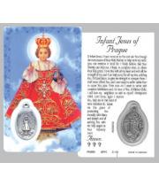 Laminated Card & Medal: Infant Of Prague (LC135)