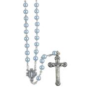 Rosary: Pearl 7mm Blue (RX2567B)