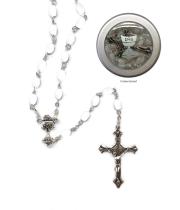 Rosary: First Holy Communion White (RX33030W)