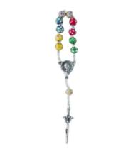 Rosary Ring: Wood Multi-Colour (RR102M)