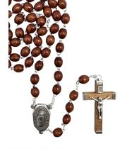 Rosary: Wood Lourdes (RX207AL)