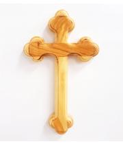 Cross: Olive Wood Budded 13 cm (32)