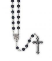 Rosary: Black/Trad Spring Ring Method (FP7BLKJER)