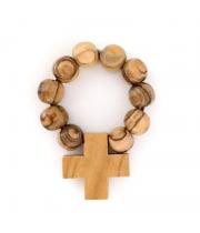 Rosary Ring: Olive Wood From Bethlehem (77)