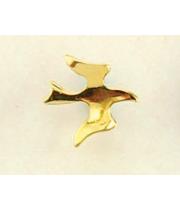 Lapel Pin: Gold Plated Dove in Flight (PIN1055)