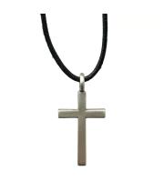 Necklace: Pewter Cross/Plain (CRS1000-21)