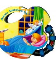 St Joseph Rattle Board Book: Angels Surround Us (9780899427249)