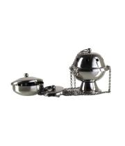 Thurible & Boat - Silver 80mm diameter (CW757S)