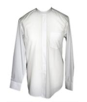 Fairtrade Shirt: Men's Long Sleeve White 43cm (FTSMLSW43)