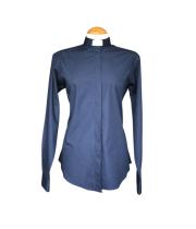 Fairtrade Shirt: Women's Long Sleeve Dark Blue - Size 12 (FTSWLSDB12)