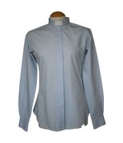 Fairtrade Shirt: Women's Long Sleeve Light Blue - Size 12 (FTSWLSLB12)