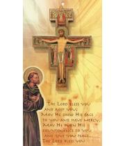 Crucifix: St Damiano On Card (CR1238)