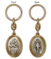 Keyring: St Christopher and Miraculous (KR3755)